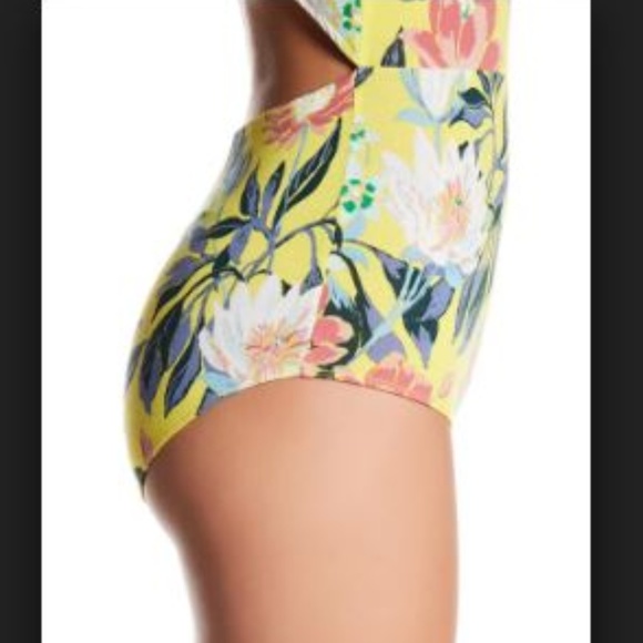 Free People Yellow Bodysuit Floral Bodysuit Yellow Summer Spring Sexy - Picture 7 of 8